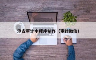 广州淳安审计小程序制作（审计微信）